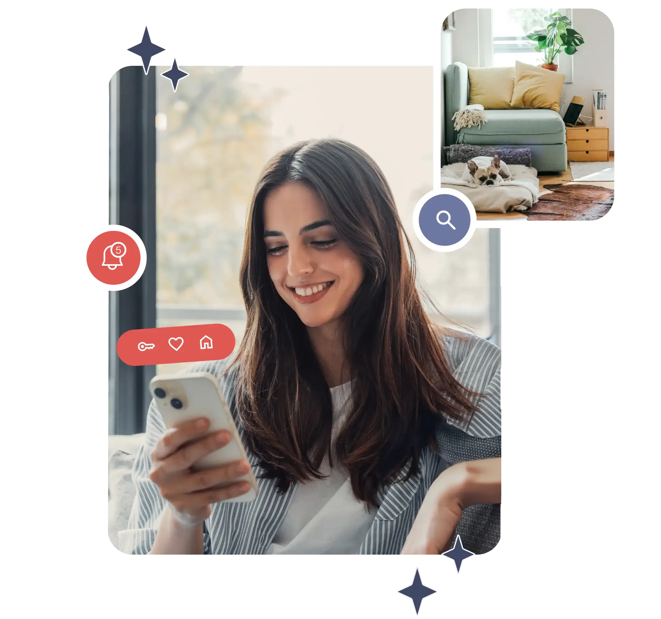 Жена с телефон